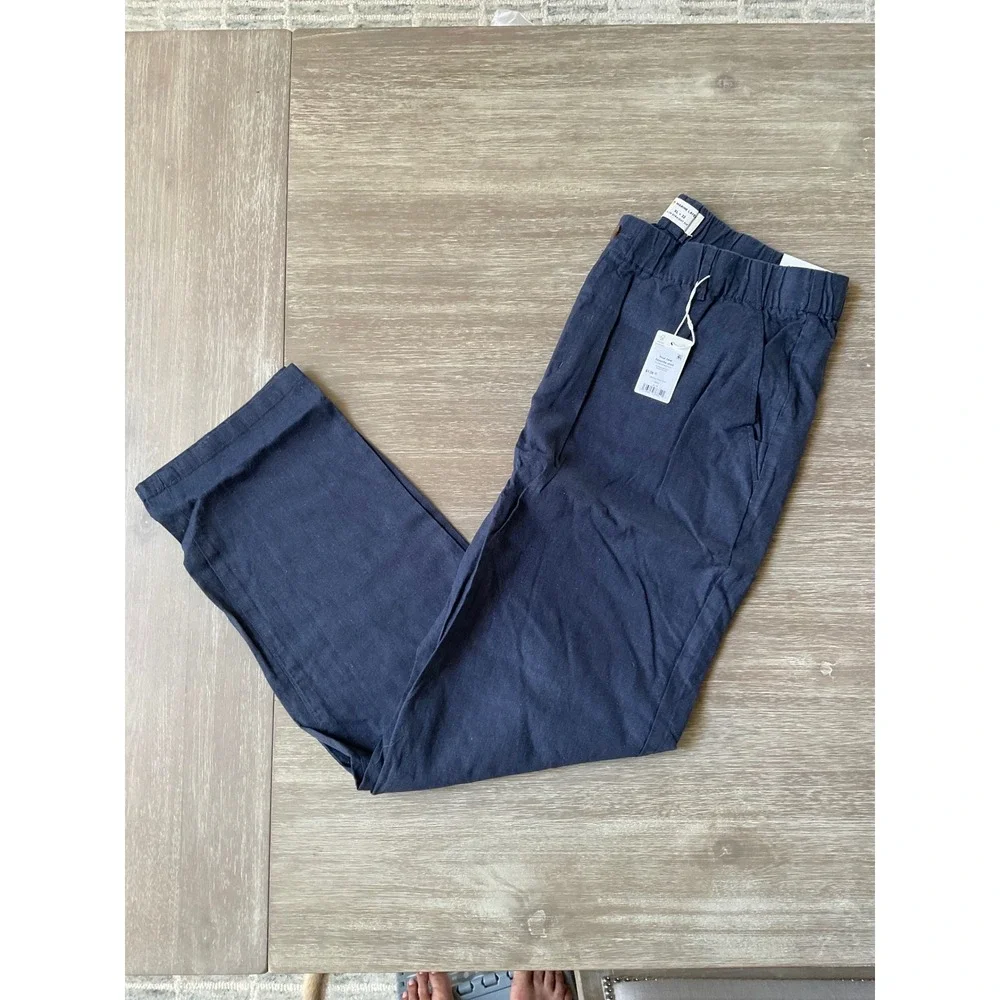 Marine Layer Saturday‎ Hemp Chino Navy Size XL x 32 New With Tags